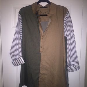 Pattered Zara blouse